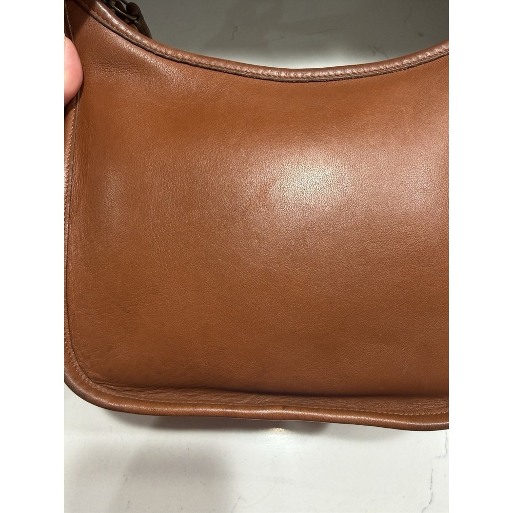 Vintage COACH 9950 Camel Brown Leather Shoulder Bag Janice Legacy  Glove-Tanned - Picture 6 of 12